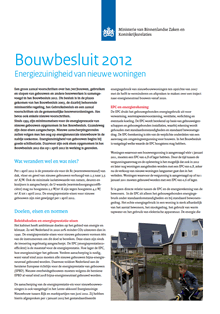 Infoblad Energiezuinigheid Van Nieuwe Woningen - Bouwbesluit 2012 ...