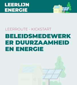 leerroute beleidsmedewerker duurzaamheid en energie